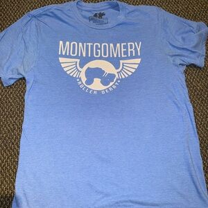 Montgomery Roller Derby Blue T-Shirt